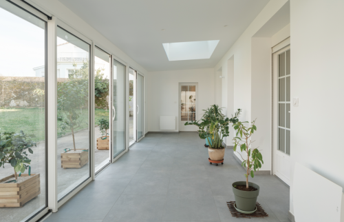 Rénovation et extension d'une véranda existante VERTOU (44120) - vue intérieure