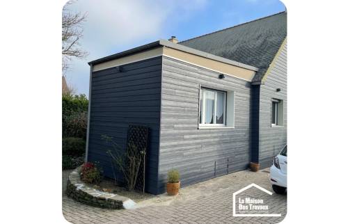 Extension en bardage sur le secteur de Cherbourg