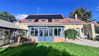 Réparation du toit d'une véranda