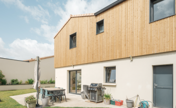 Surélévation de 35 m² en ossature bois au coeur de Vertou - vue extérieur