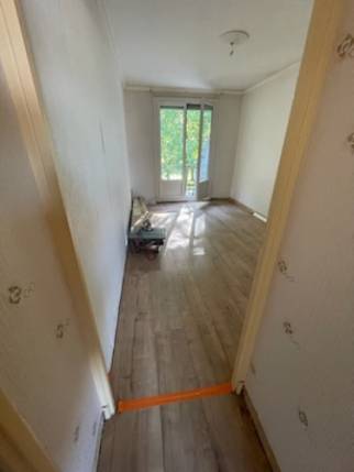 Rénovation en cours d'un appartement à Soissons