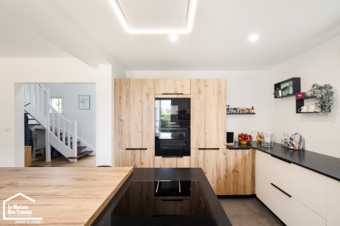 Cuisine avec ilot central