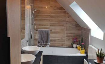 Rénovation salle de bain sous comble Essonne