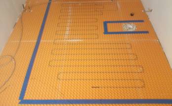 plancher chauffant électrique