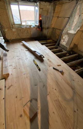 Remplacement des planchers abimés