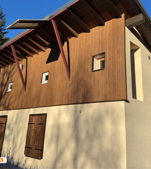 isolation murs extérieurs, rénovation façade Saint-Jean-de-Sixt, maison basse consommation, isolation thermique Alpes, accompagnement rénovation énergétique