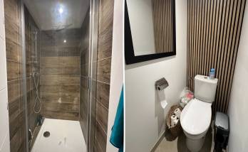 Rénovation salle de douche et toilette