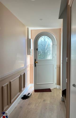 Porte intérieure rénovée - Maison rénovée et moderne