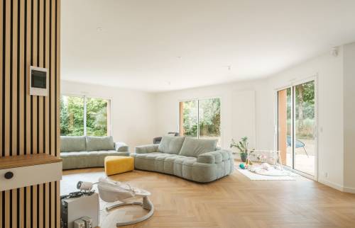 Rénovation intérieure d’une maison des années 2000- Vertou (44120)- salon