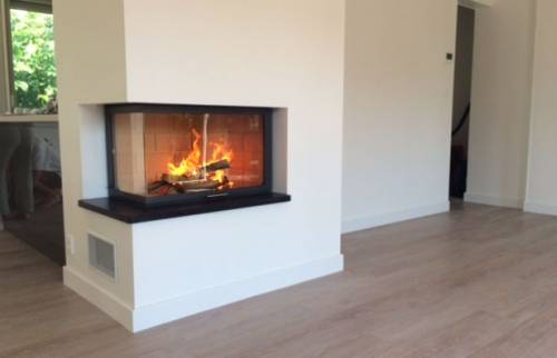 installation de cheminée