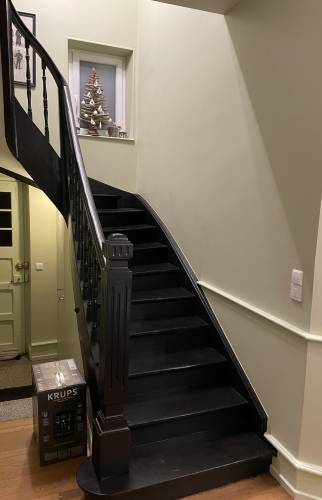 Très jolie peinture et décoration dans une maison de maître à Strasbourg