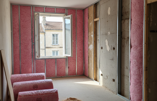 Isolation de maison à Saintes