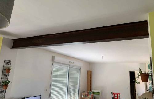 Poutre IPN apparente