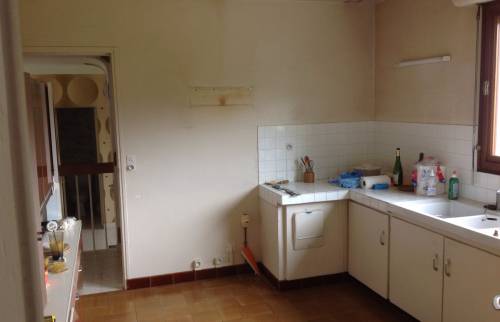 La cuisine avant travaux