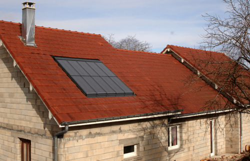Installation de panneaux solaires thermiques