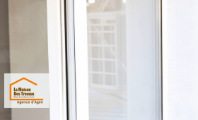 Fenêtre rénovée à Agen : un nouveau dormant PVC performant pour plus de lumière et une isolation optimale.