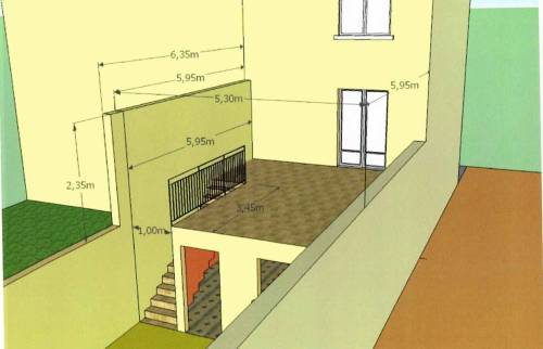 Création d'une véranda sur chambre sous-sol à MONTRICHARD (41)