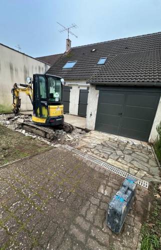 Travaux de démolition