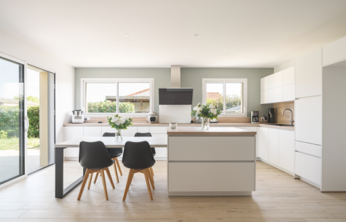 Création d'une extension de 30 m² à Vertou pour une cuisine ouverte - cuisine