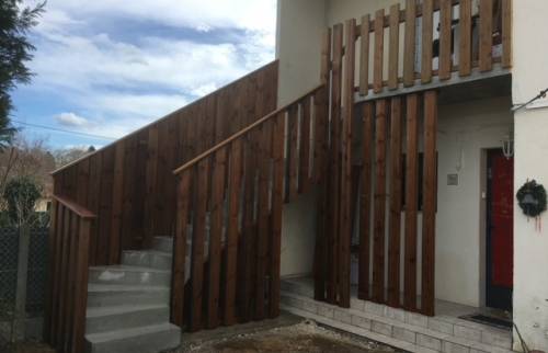 Construction d’un escalier extérieur maçonné à Mérignac