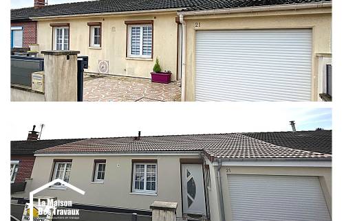 Avant après rénovation de toiture