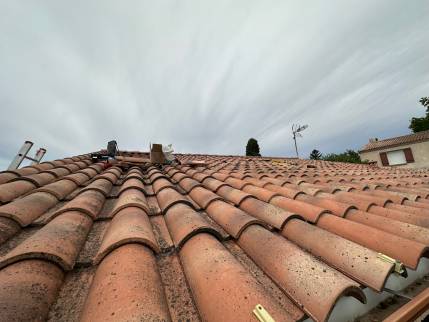 Fixation sur charpente