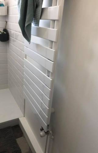 installation d'un sèche-serviette