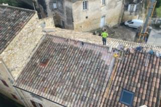 Rénovation d’une charpente et d’une toiture traditionnelles à Alès