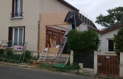 Travaux extension bois