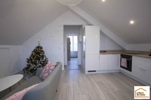 Combles après travaux d'isolation thermique (Brunoy 91800)