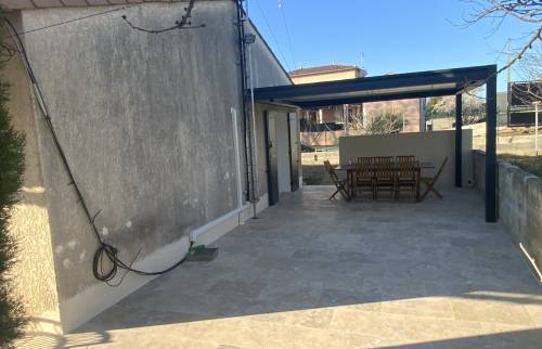 Réalisation d’une terrasse avec pergola bioclimatique à Saint-Christol-les-Alès (30380)