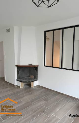 Après les travaux cheminé