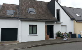 Rénovation de la façade d’une maison