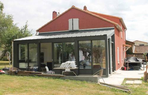 Création d'une verrière de 30 m² à Vertou (44)