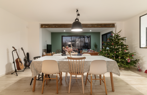 Extension de maison pour créer un salon séjour spacieux à Vertou