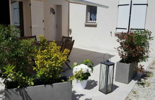 Terrasse carrelée