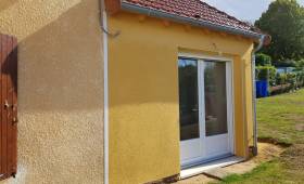 Extension terminée façade jardin