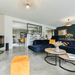 Aménagement intérieur Saint-Léger-des-Bois héritage modernité Elisa Eberlé