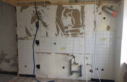 Démolition de cuisine dans maison en rénovation Nantes 44
