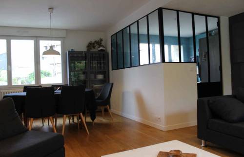 Rénovation maison verriere cuisine