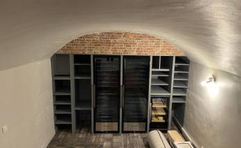 Création d'un meuble sur mesure - Cave à vins pour cave voûtée – Colombes (92700)
