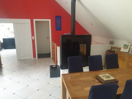 Rénovation de maison avec installation d'un poêle hybride - Erchin 59