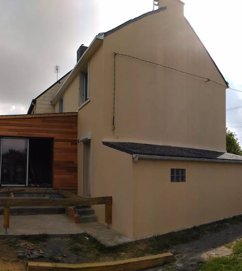 Ravalement de façade complet à Ploufragan