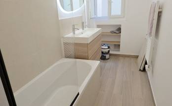 Rénovation complète d’une salle de bain à porte de clichy