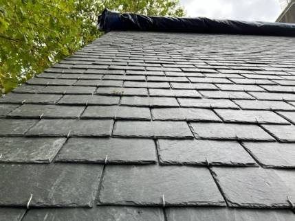 Nouvelle toiture en ardoise naturelle - Nantes 44