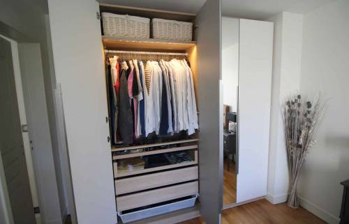 Aménagement d'un dressing à Trouville