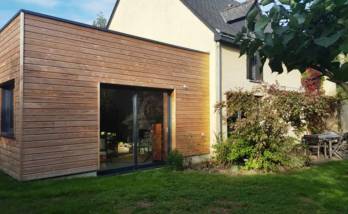 Nouvelle extension matériau bois naturel