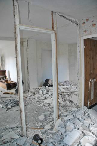 Ouverture de l'espace cuisine