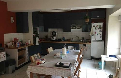 Cuisine avant travaux appartement - Meaux -
