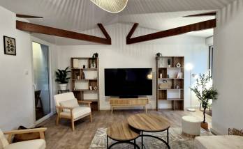 Décoration de la pièce de vie commune de l'espace coliving - Montauban 82000